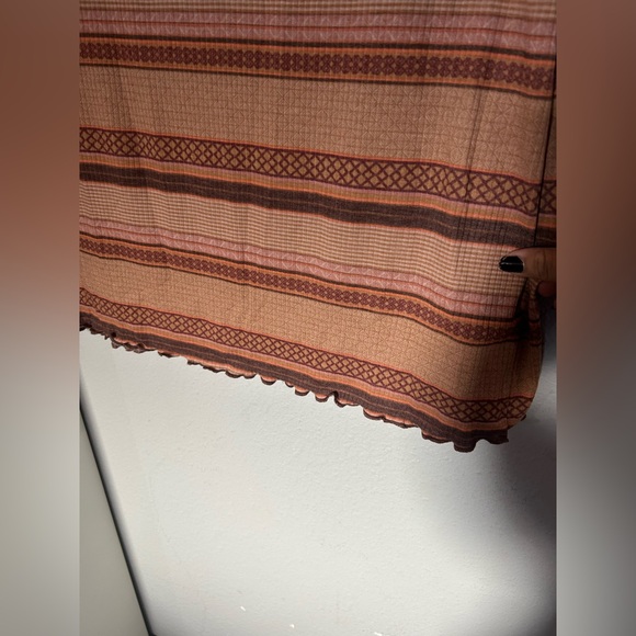 Lularoe Striped Brown Tan orangish Women's Top - Picture 4 of 4